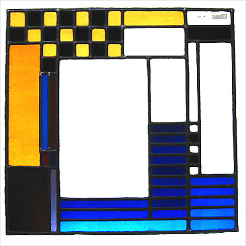 amsterdamse school glas in lood